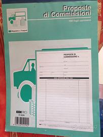 Fogli proposte di commissioni