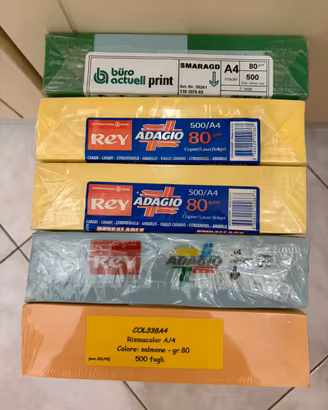 Rey adagio risma colorata A4