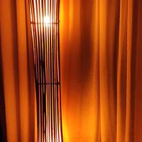 Lampada da terra etnica