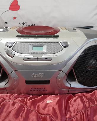 Stereo Portatile Philips Coca-Cola Vintage