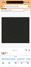 Piano cottura a induzione Candy