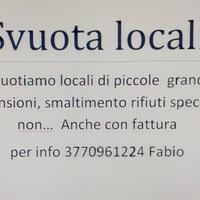 Svuota locali e magazzini