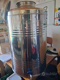 Contenitore  inox 100 litri con rubinetto
