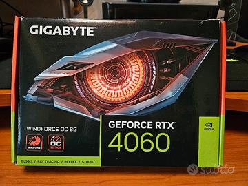 Scheda Video RTX 4060 Gigabyte Windforce OC 8gb