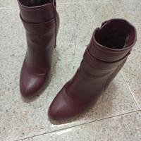 stivaletti Bordeaux come nuovi