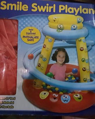 Piscinetta gonfiabile con palline