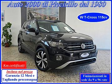 Volkswagen T-Cross 1.0 115CV KmCertificati Garanzi