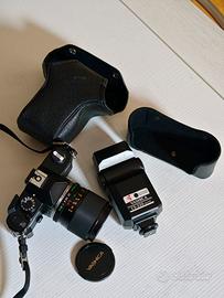 Yashica FX-3 Super 2000 + Obiettivo + Flash