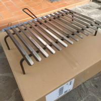 Graticola in acciaio inox per barbecue