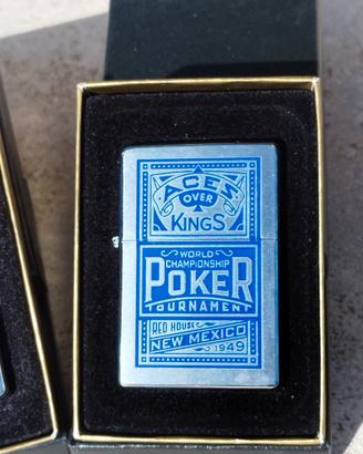 Accendino Zippo Marlboro aces King's Blue 