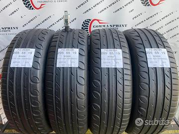 4 pneumatici 205/55 r19 riken estive 70%