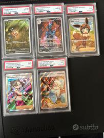 maxi lotto pokemon PSA+carte vintage e comuni