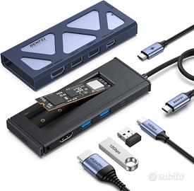 Hub USB-C BENFEI con alloggiamento ssd NVME M.2
