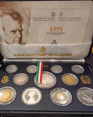 Serie Divisionale 1995 Proof Fondo Specchio