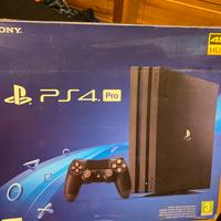 Ps4 Pro 1TB con Cavi e Cuffietta scatola originale