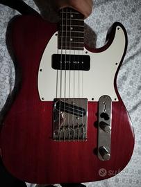 Telecaster con P90 e hotrail