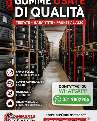 PNEUMATICI USATI – GRANDE DISPONIBILITÀ