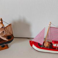 Decorazione barche di leno