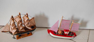 Decorazione barche di leno