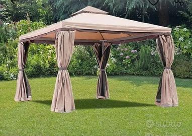 Gazebo da Giardino Elegante con Tetto Ventilato 