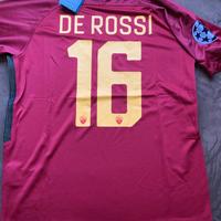 MAGLIA AS ROMA DE ROSSI 17/18 TAGLIA L CHAMPIONS