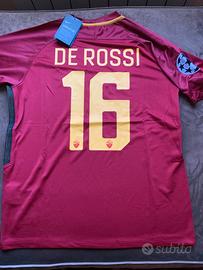 MAGLIA AS ROMA DE ROSSI 17/18 TAGLIA L CHAMPIONS