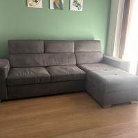 DIVANO LETTO CONTENITORE ANTRACITE