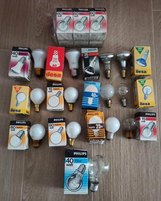 Lampadine ad incandescenza da 15 a 60 watt