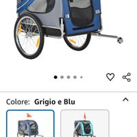 rimorchio per cani