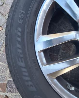 4 PNEUMATICI 18" CON CERCHI ORIGINALI LEXUS