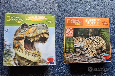 Due puzzle 3d National Geographic 100 e 150pezzi
