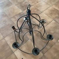 Lampadario in ferro