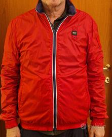 Giubbino Blauer tg L reversibile rosso/blu