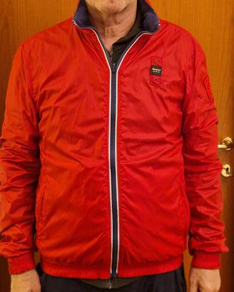 Giubbino Blauer tg L reversibile rosso/blu