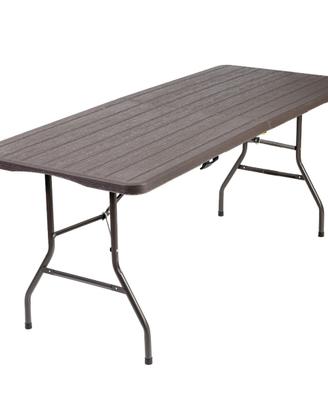 tavolo da giardino pieghevole 180x74x74 Cm Nuovo