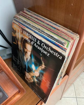 Collezione di dischi in vinile
