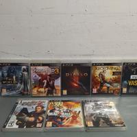 Lotto Blocco di 8 giochi per Sony PlayStation 3 ps