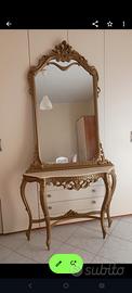 Consolle con specchio