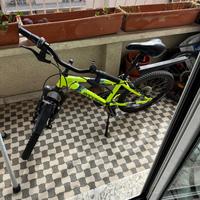 2 MTB rockrider 20"  Giallo Fluo e Nera Carbon