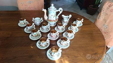 Servizio Caffè Capodimonte M.A.S. Oro e Rilievo