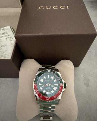 Orologio gucci Dive verde in acciaio