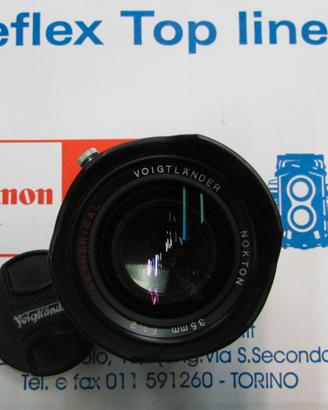 Voigtlander Nokton 35/1.2 VM