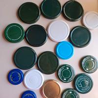 19 tappi per vasetti di vetro per sottovuoto 