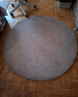Tappeto IKEA Adum Rotondo 130cm Pelo Lungo