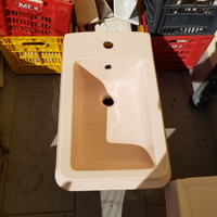 Cidneo anfora bidet lavabo rosa, azzurro, bianco