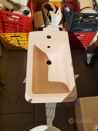 Cidneo anfora bidet lavabo rosa, azzurro, bianco