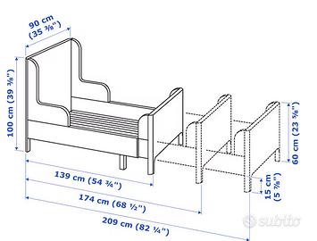 LETTO BAMBINI ALLUNGABILE