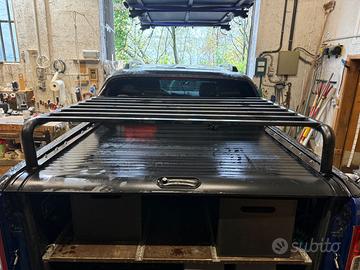 Portapacchi artigianale per cassone Ford ranger