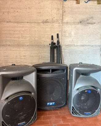 Mackie coppia diffusori attivi + subwoofer fbt