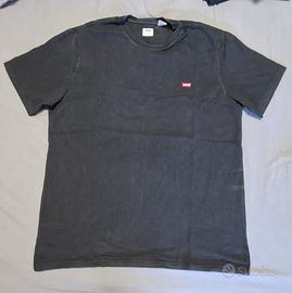 Levi’s T-Shirt Uomo Nera Taglia L 100% Cotone 